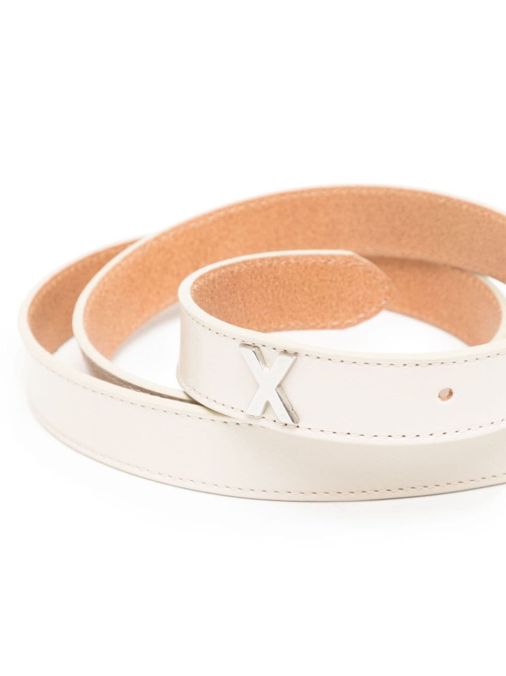 Martine Rose SX-plaque leather belt | REVERSIBLE