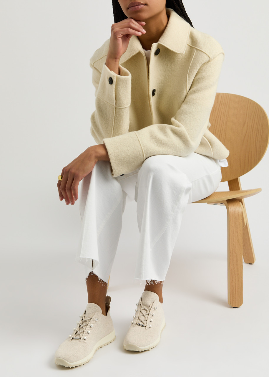 Jimmy Choo Veles Knitted Cashmere Trainers - 5