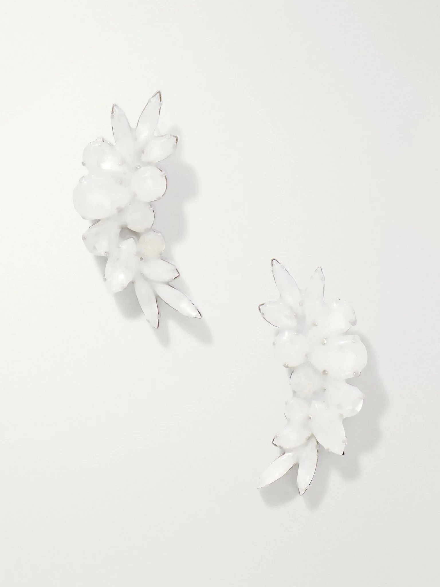 Antiqued silver-tone earrings Silver - 1