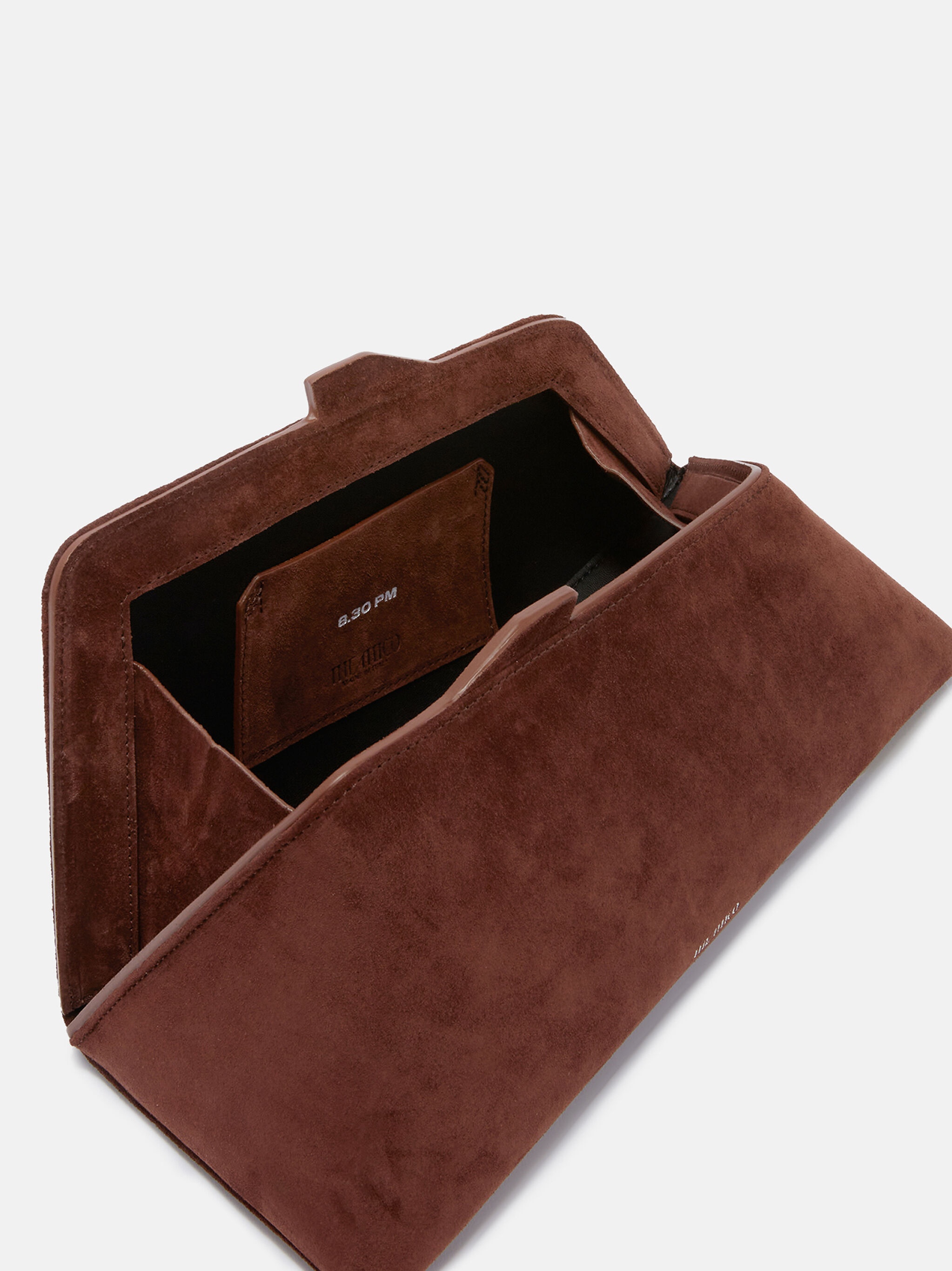 ''8.30 PM'' LIGHT CHOCOLATE OVERSIZED CLUTCH - 4