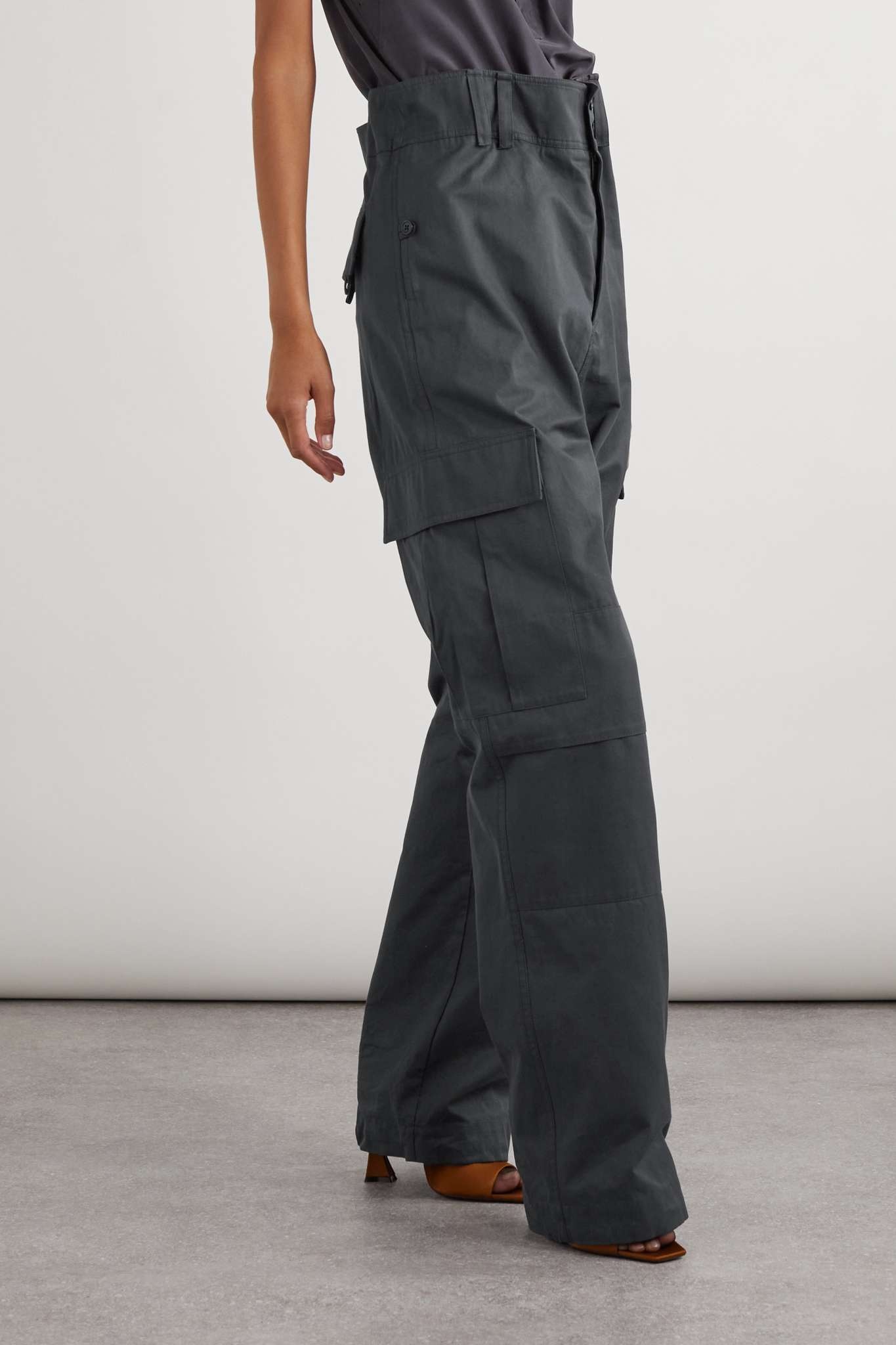 【関税＆送料込み】Saint Laurent Cargo Pants Clothing SAINT LAURENT Cotton cargo pants | REVERSIBLE