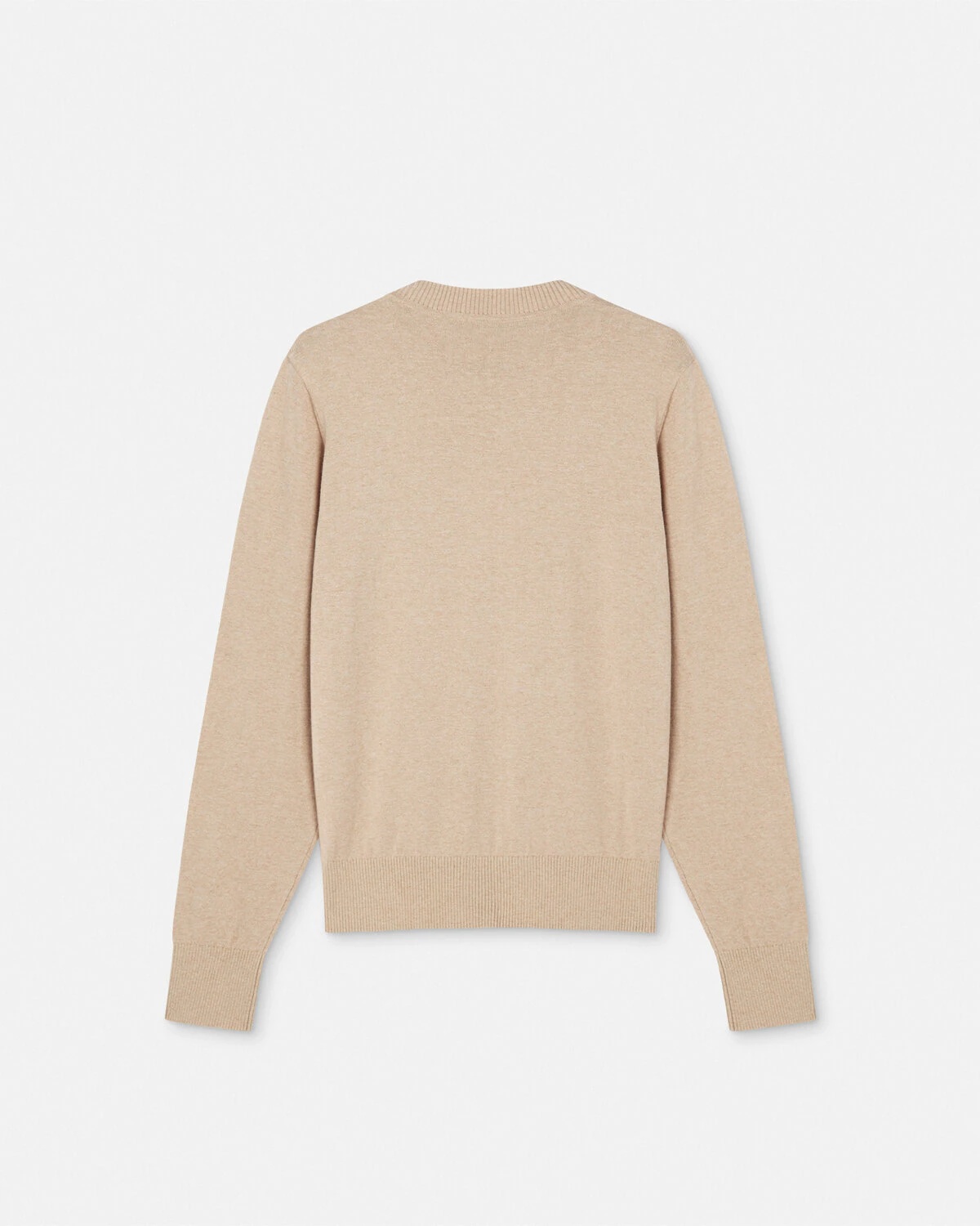 V-Emblem Cashmere-Blend Knit Sweater - 3