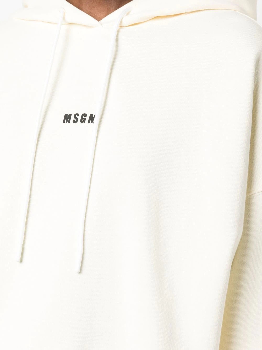 cropped logo-print hoodie - 5