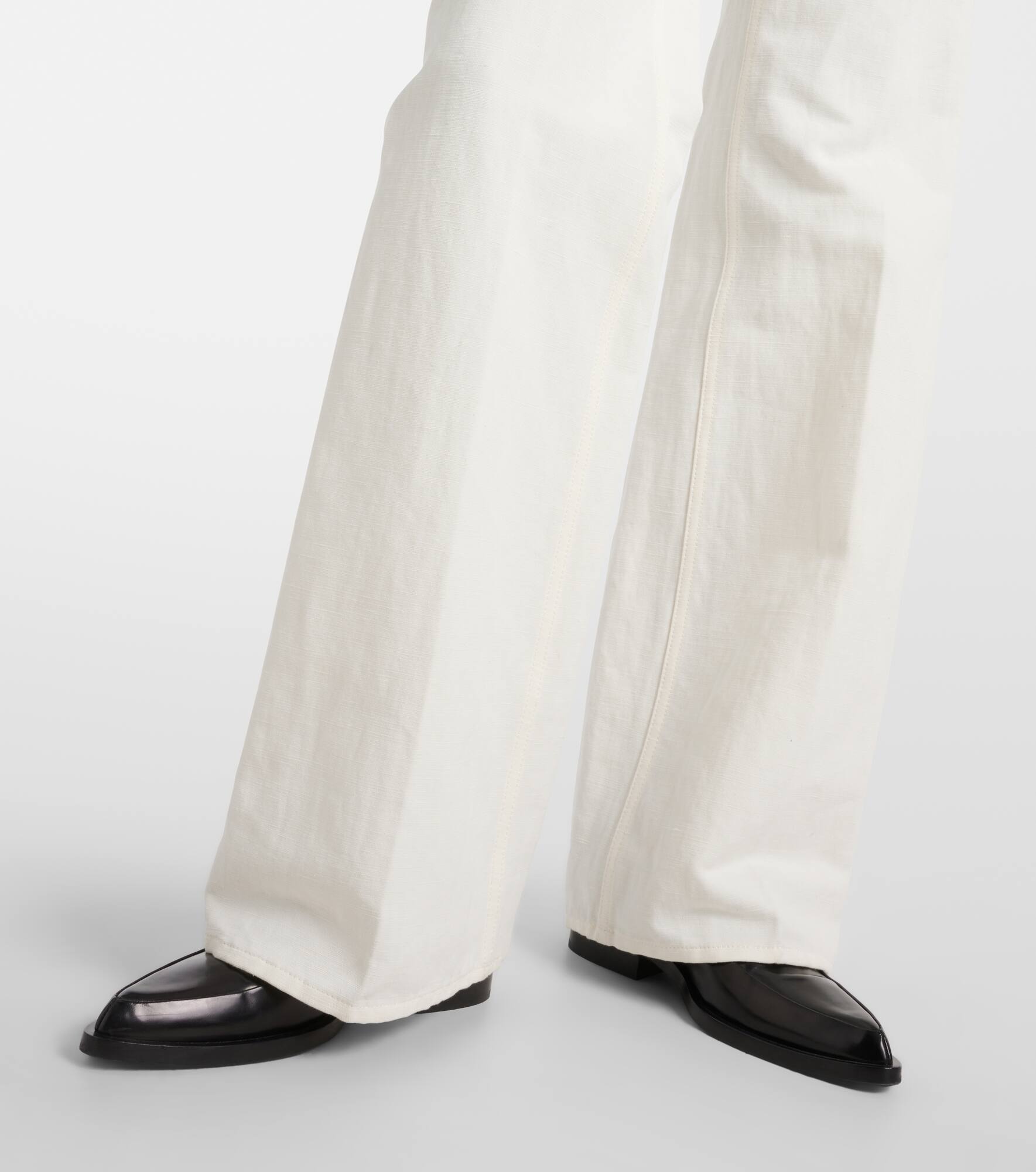 Danbeth straight cotton and linen pants - 5