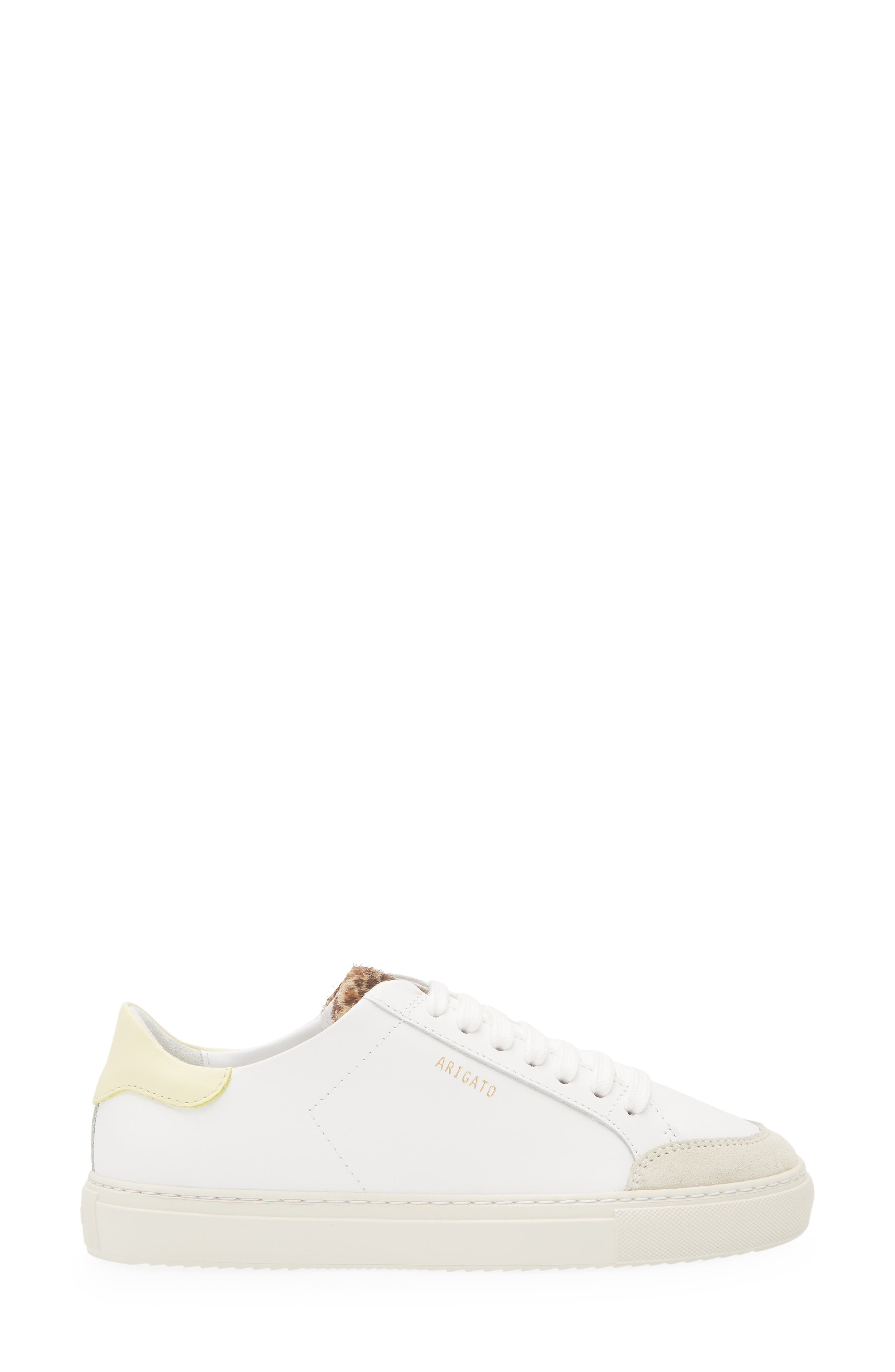 Axel Arigato Clean 90 Sneaker in White/Light Yellow at Nordstrom - 3