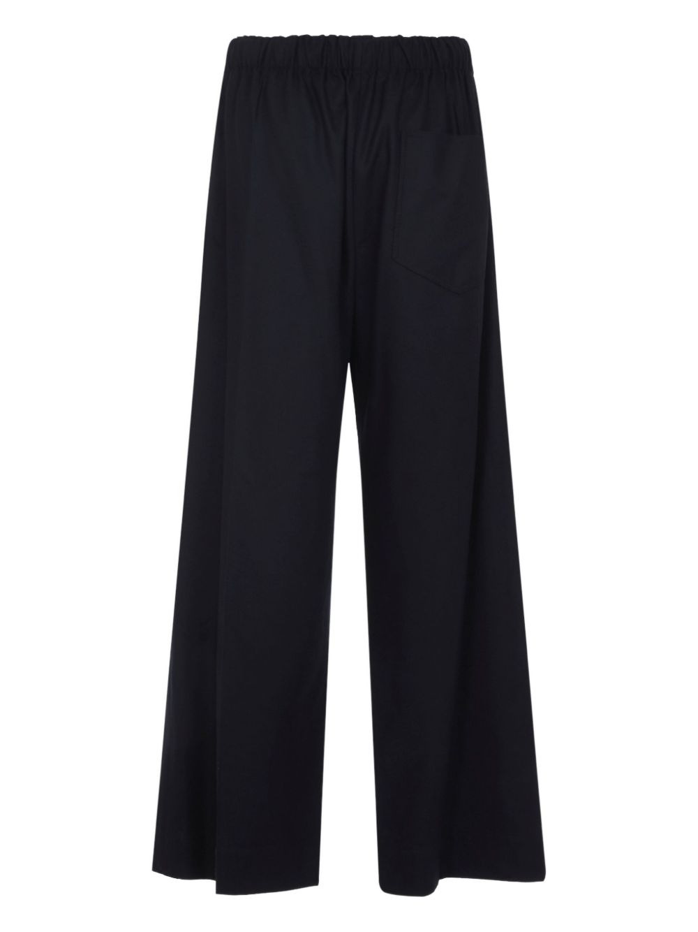 elastic-waist wide-leg trousers - 2