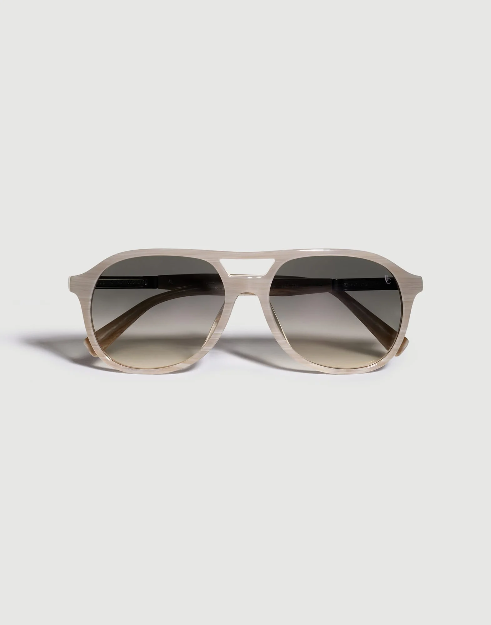Acetate aviator sunglasses - 1