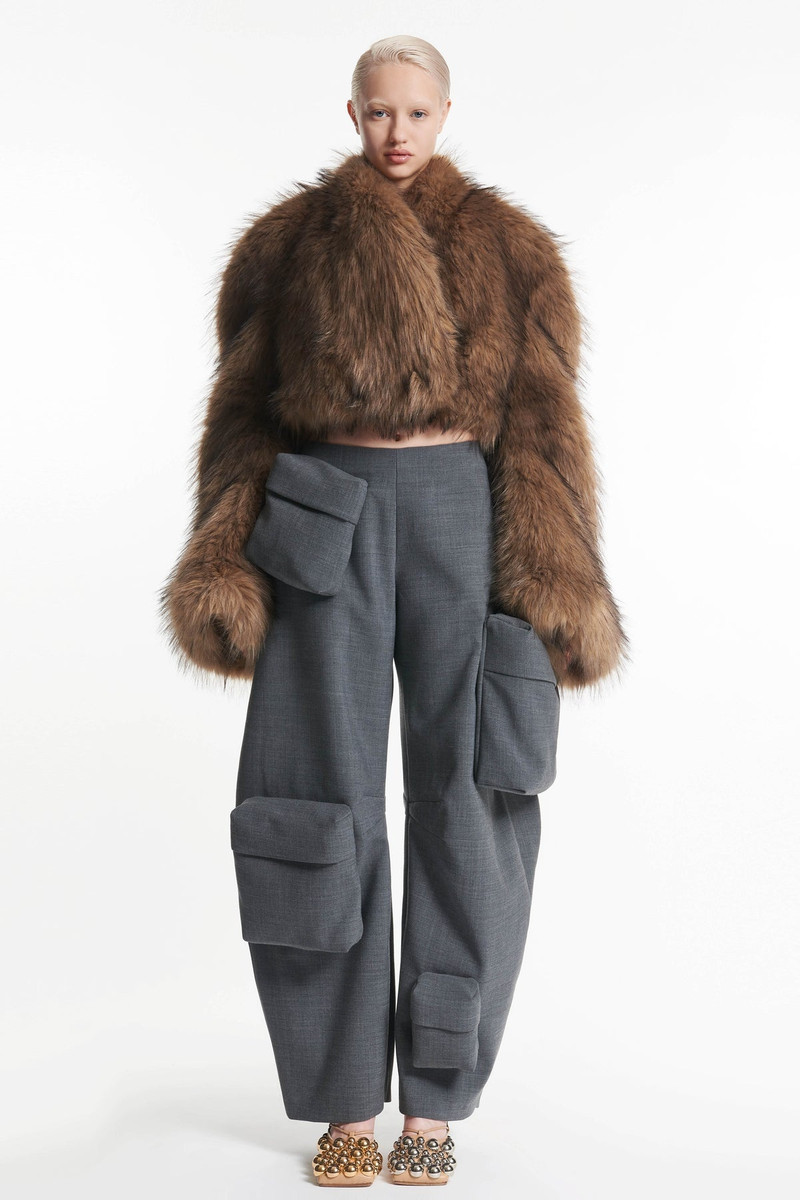 SKI TROUSERS WITH POCKETS GREY 1