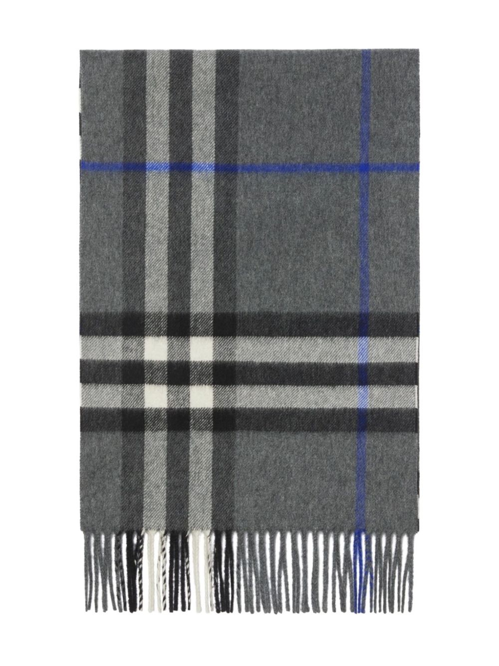 checked cashmere scarf - 2