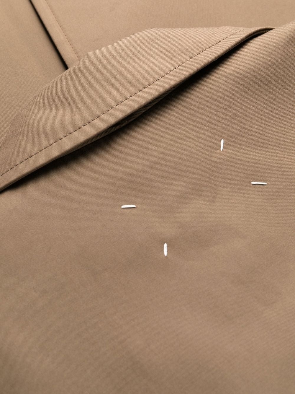 double-breasted trench coat - 8