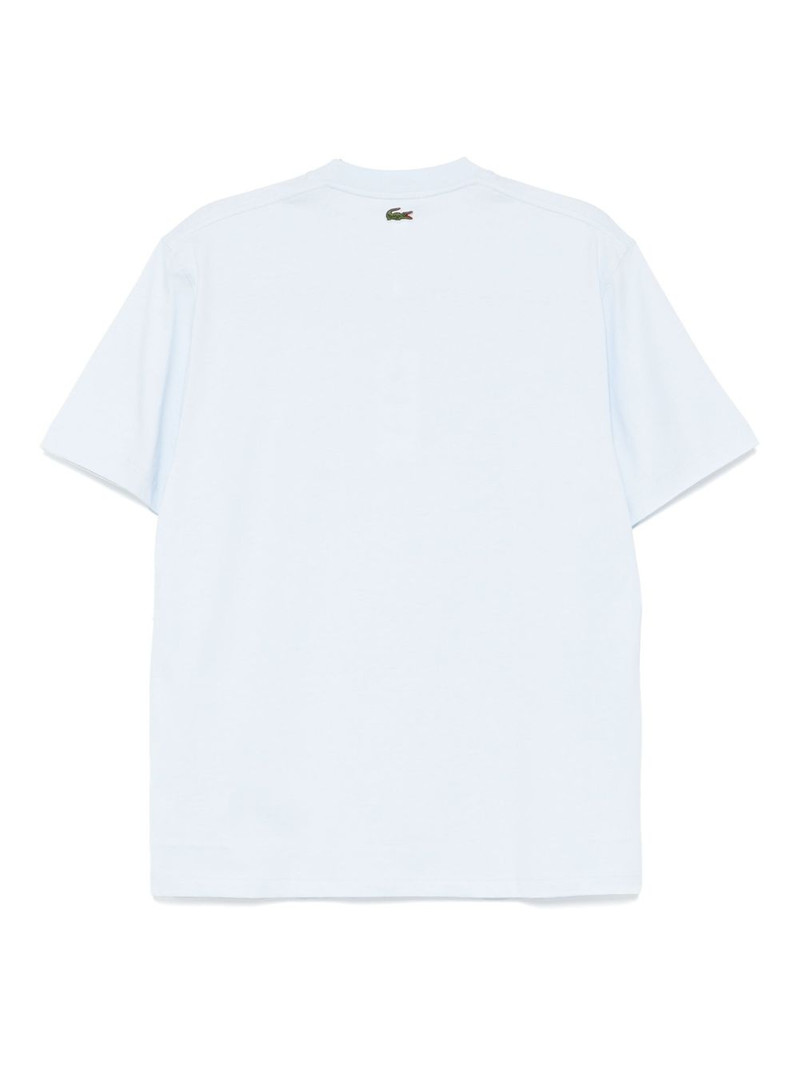 LACOSTE signature-print T-shirt outlook
