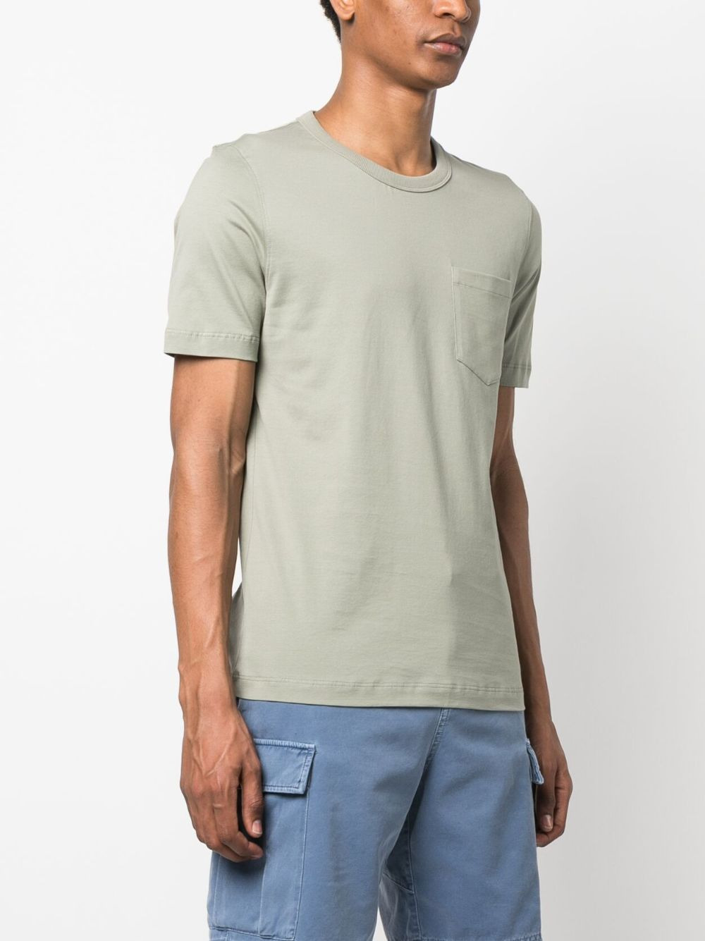 chest-pocket cotton T-shirt - 3