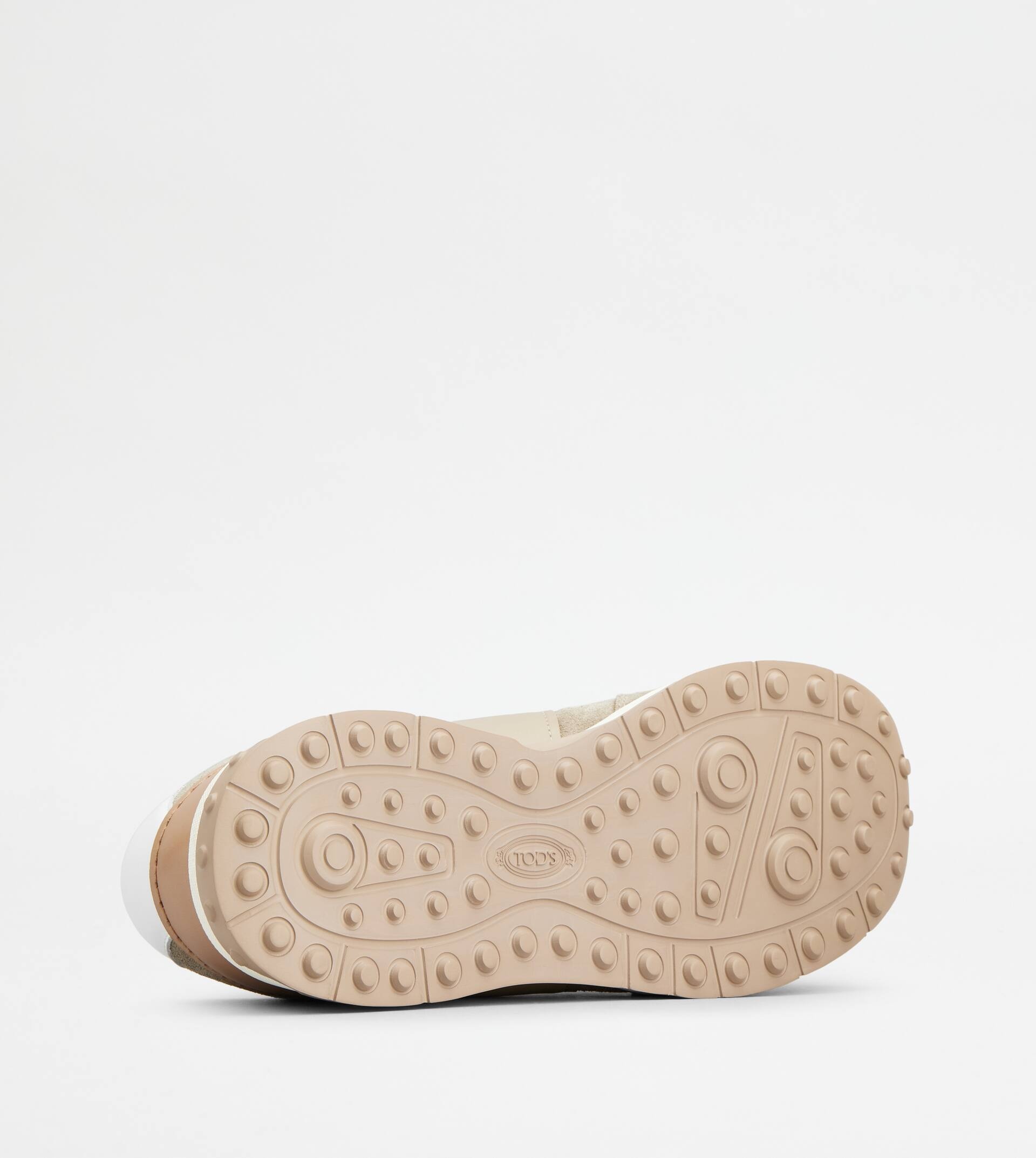 SNEAKERS IN SUEDE - BEIGE, BROWN - 4