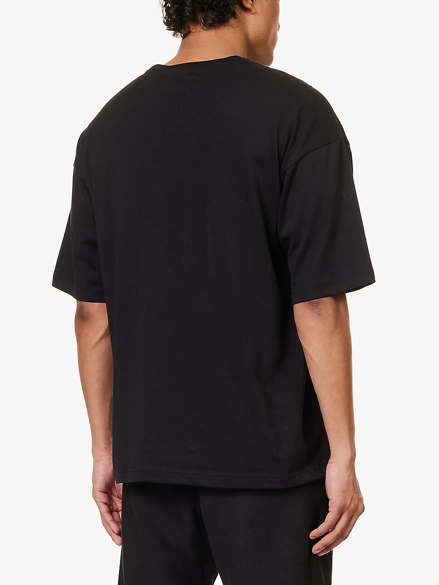 Brand-appliqué regular-fit cotton-jersey T-shirt - 4
