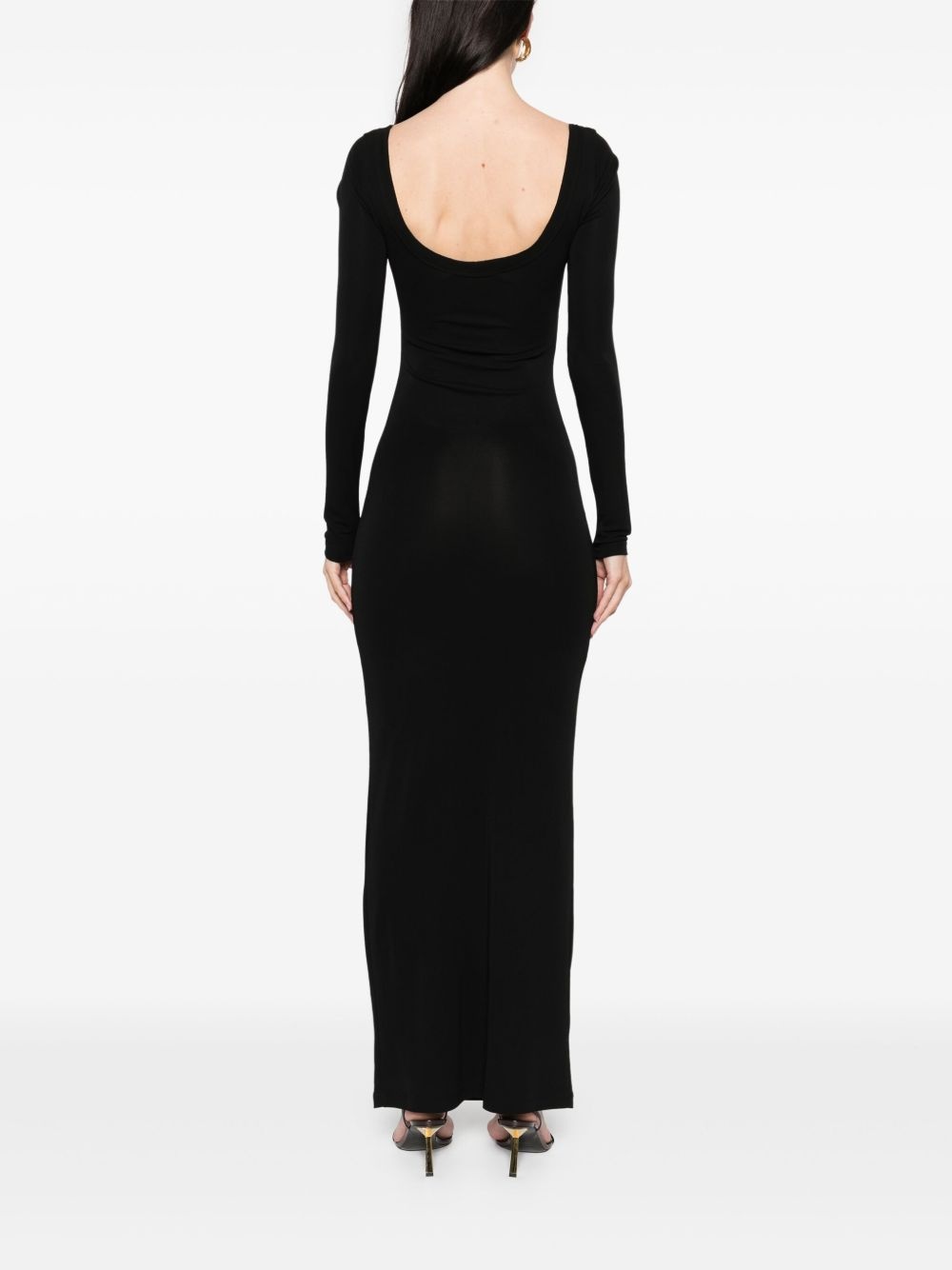 scoop-neck maxi dress - 4