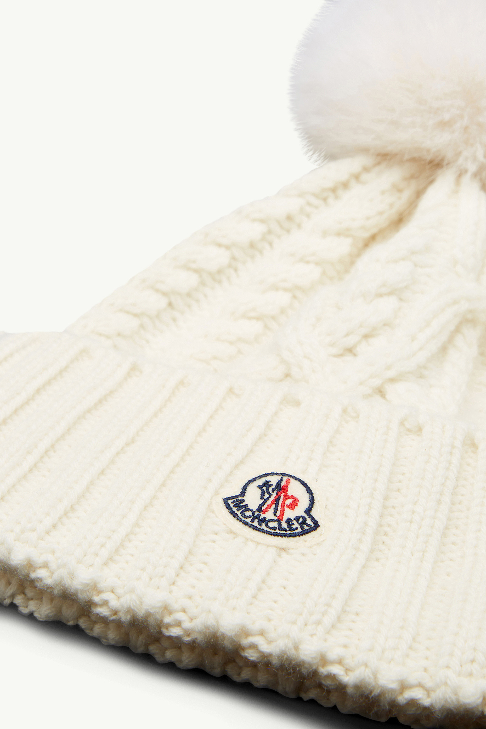Cashmere Blend Beanie with Pom Pom - 3
