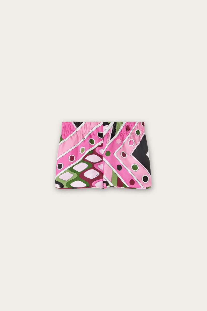 VIVARA PRINT SILK SHORTS 1
