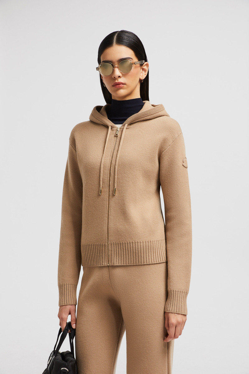 Moncler Wool & Cashmere Zip-Up Hoodie outlook