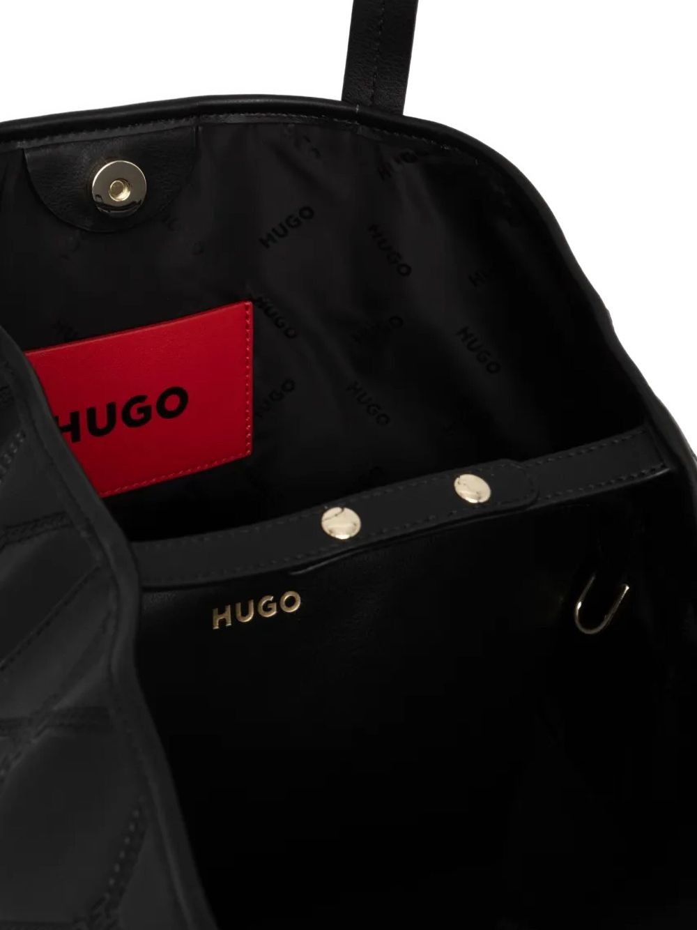 logo-lettering tote bag - 4