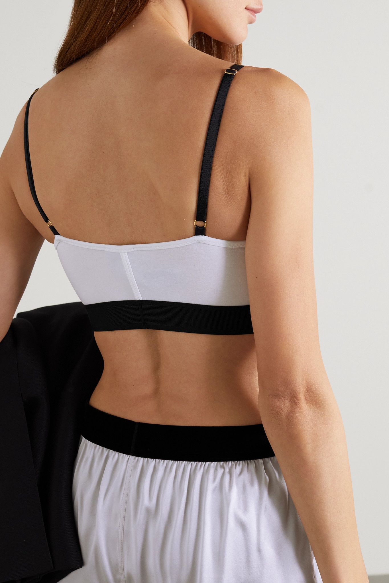 Stretch-modal jersey bralette - 4