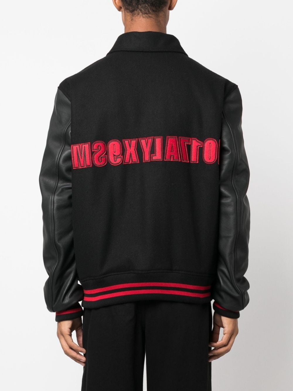 logo-print varsity jacket - 4