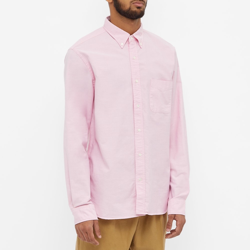 Beams Plus Button Down Oxford Shirt - 3