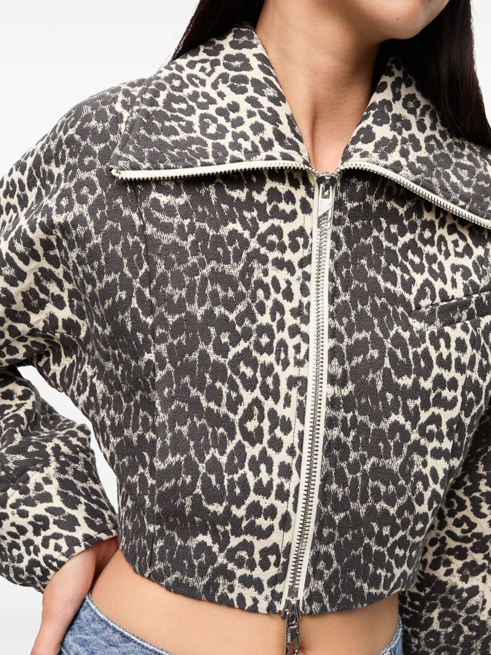 leopard-print jacket - 5