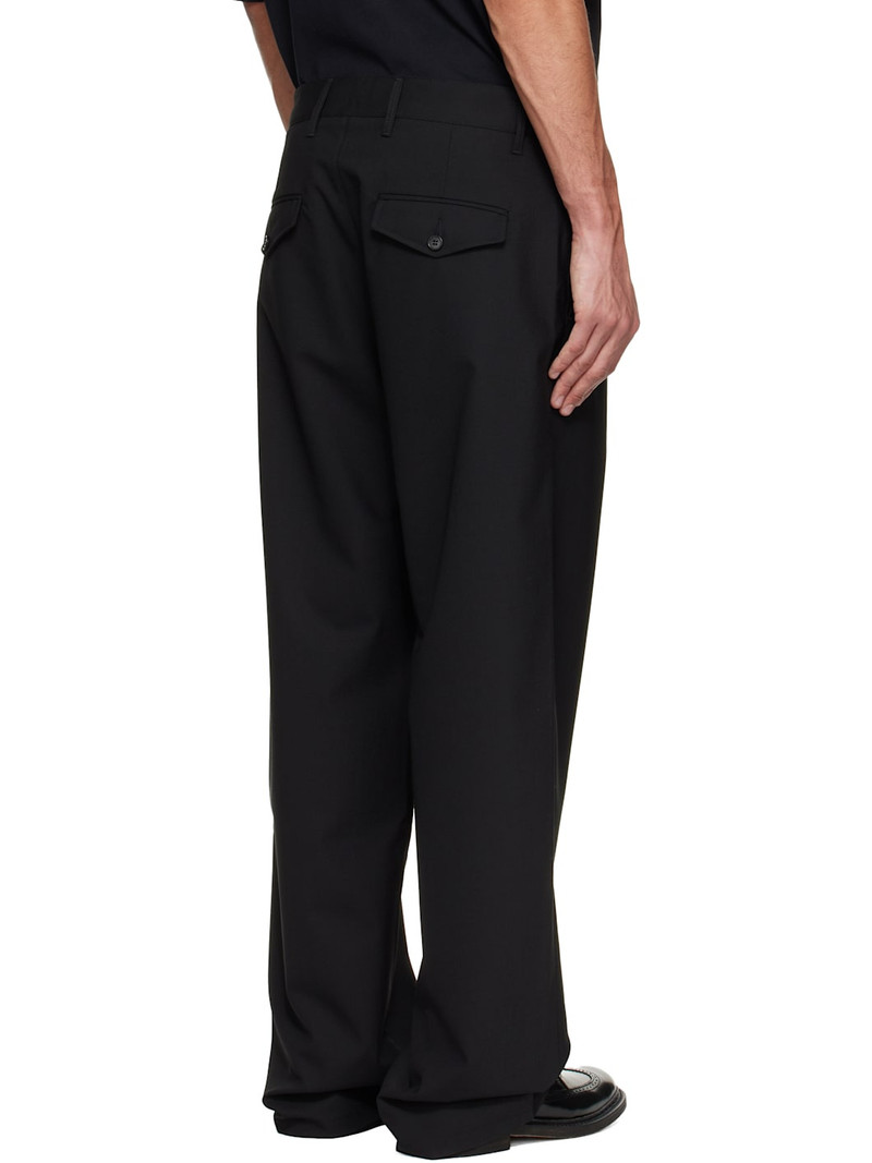 Black Wide-Leg Suit Trousers 3