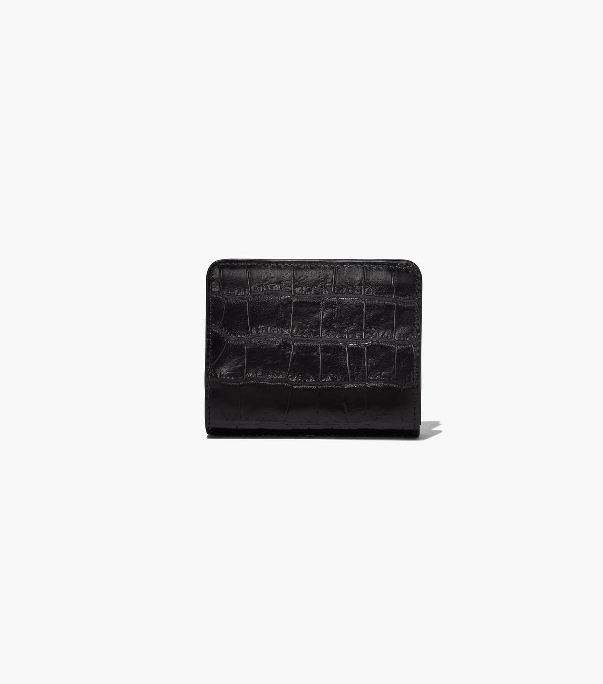 THE CROC-EMBOSSED MINI COMPACT WALLET - 2