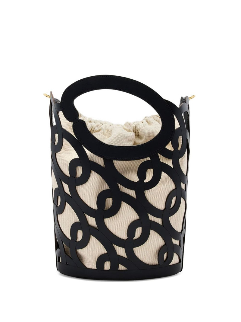 cut-out handle tote bag 1