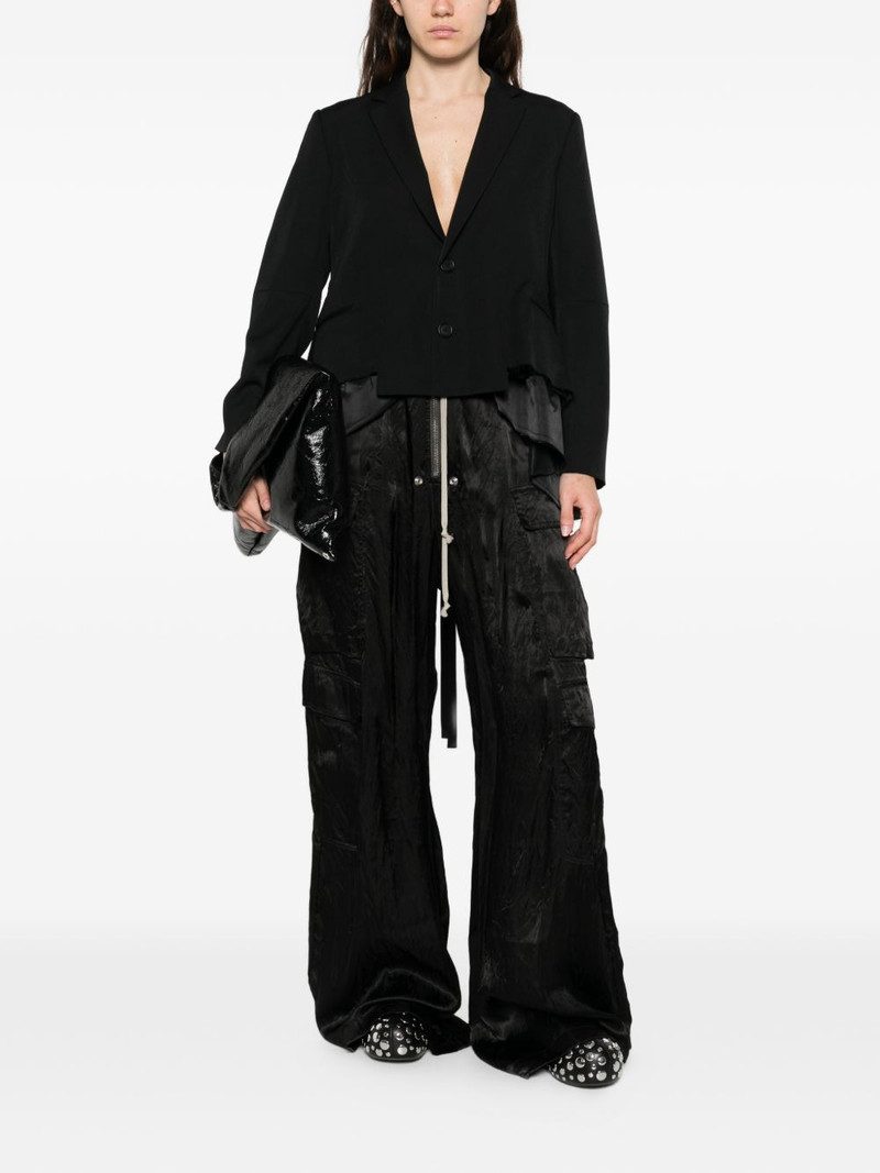 Yohji Yamamoto frayed blazer outlook