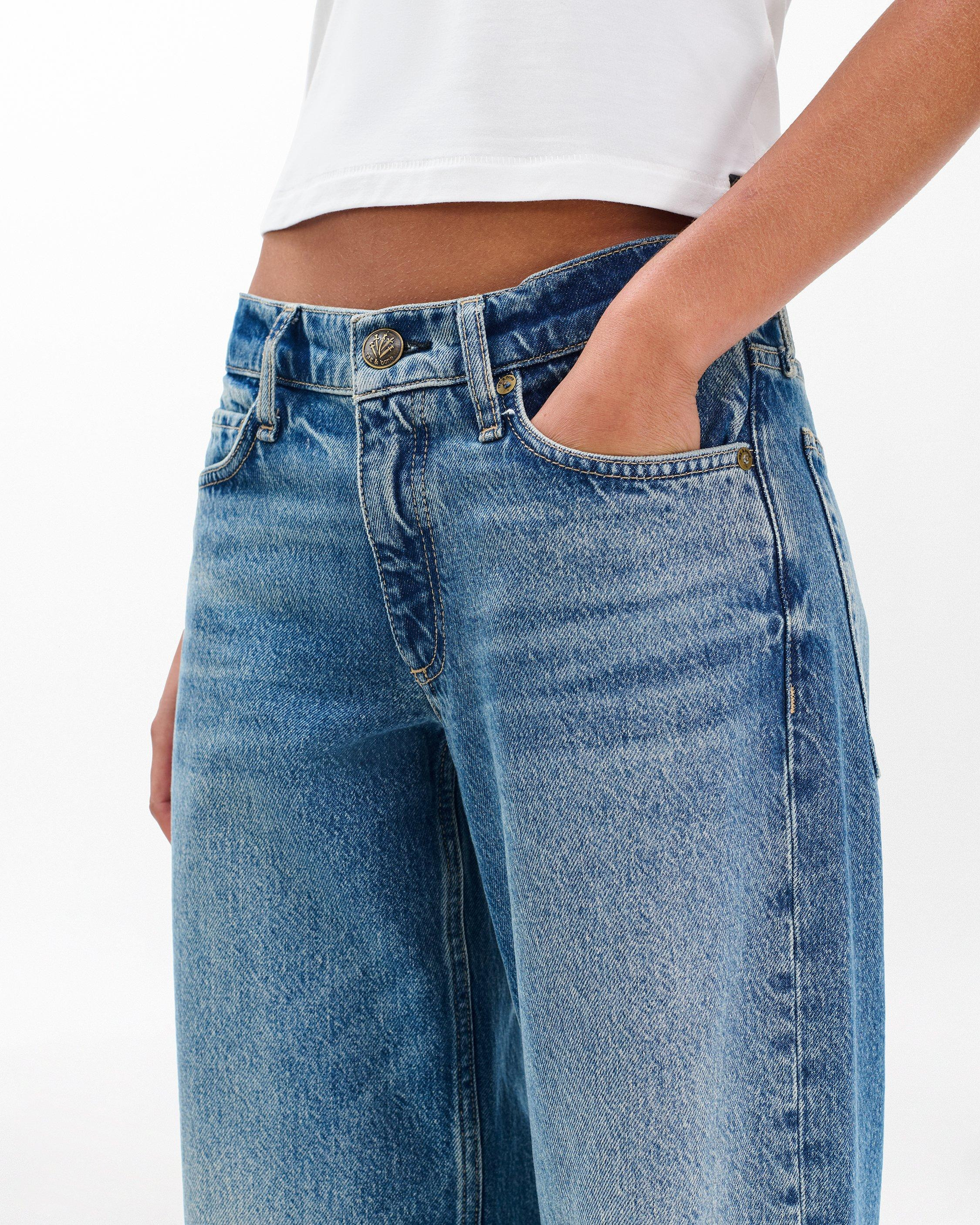 Saige Relaxed Straight Jeans
Lightweight Rigid in Echo - 5