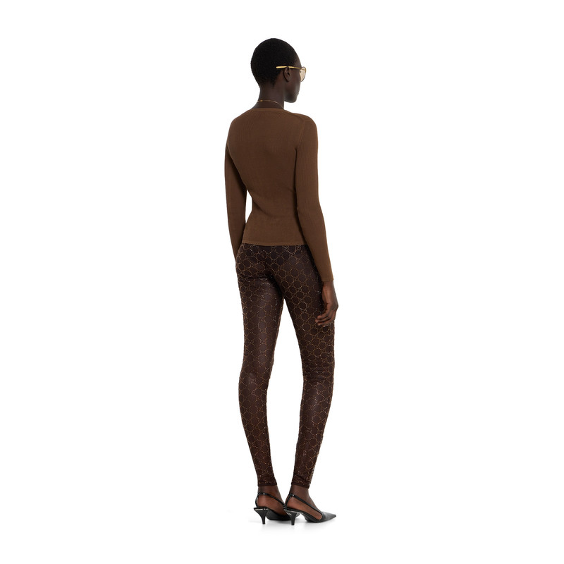 Tulle leggings with GG crystals 5