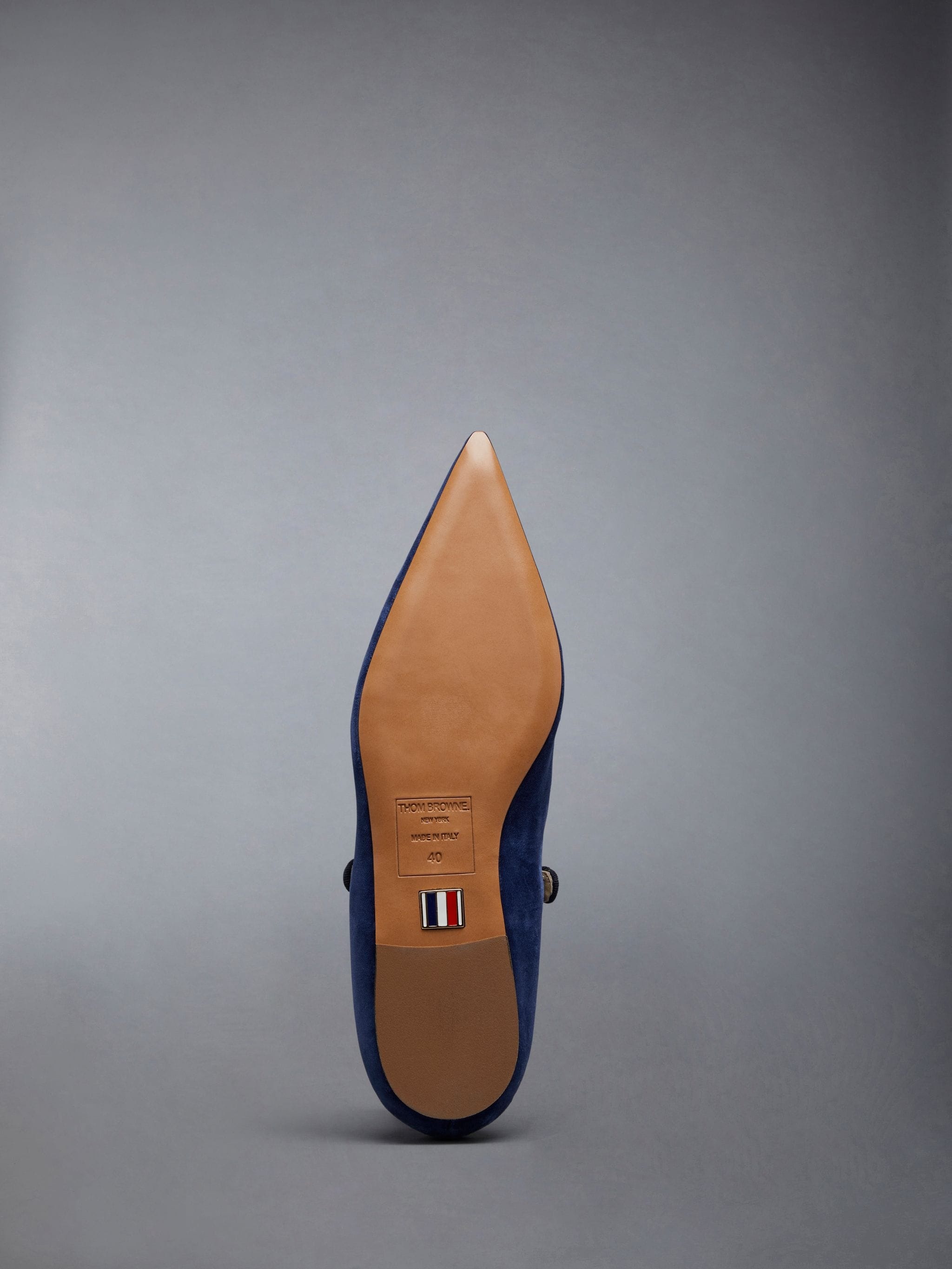 Velvet Pointed Toe Thom John Flat - 6