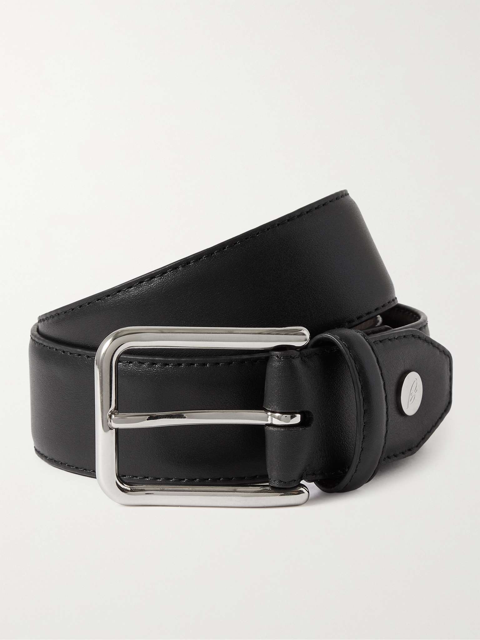 3.5cm Reversible Leather Belt - 1