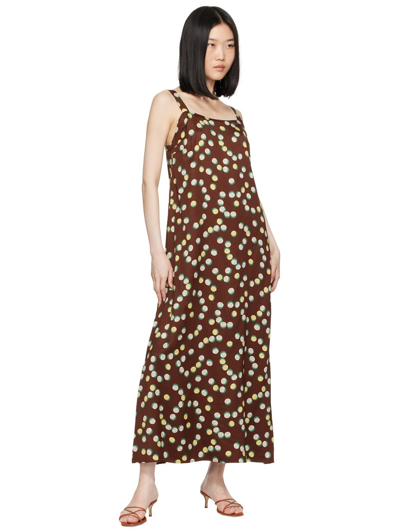 Manolo Blahnik Tan Ninfemu Mules outlook