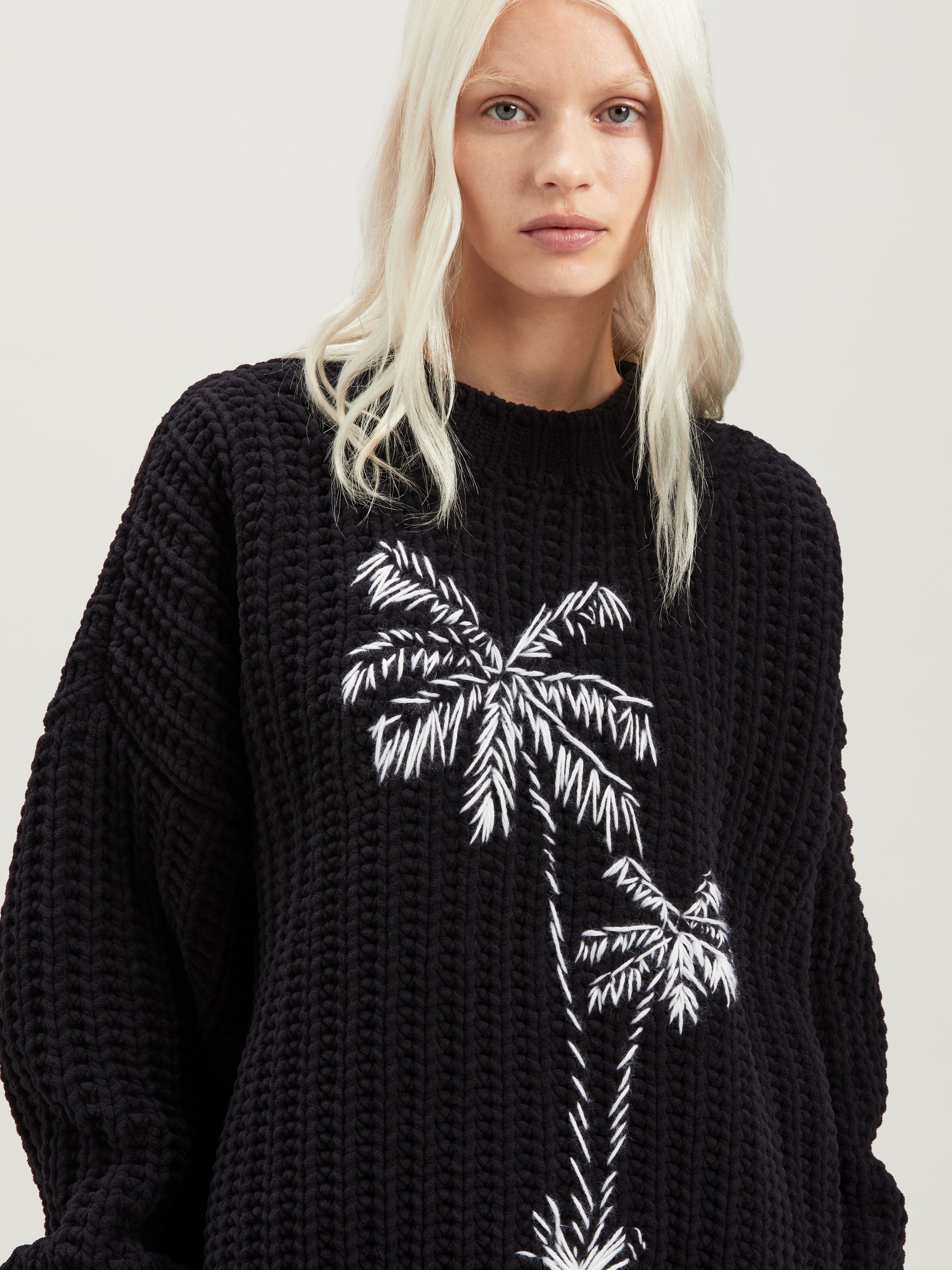 Palms Chunky Chenille Sweater - 6