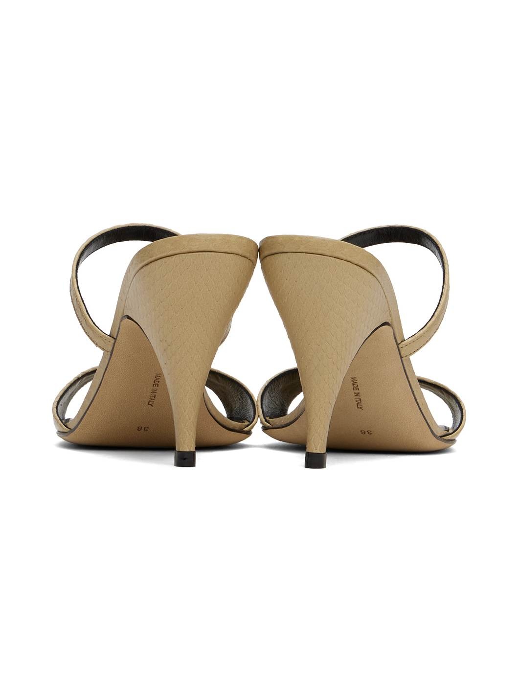 Beige Vika Heeled Sandals - 2