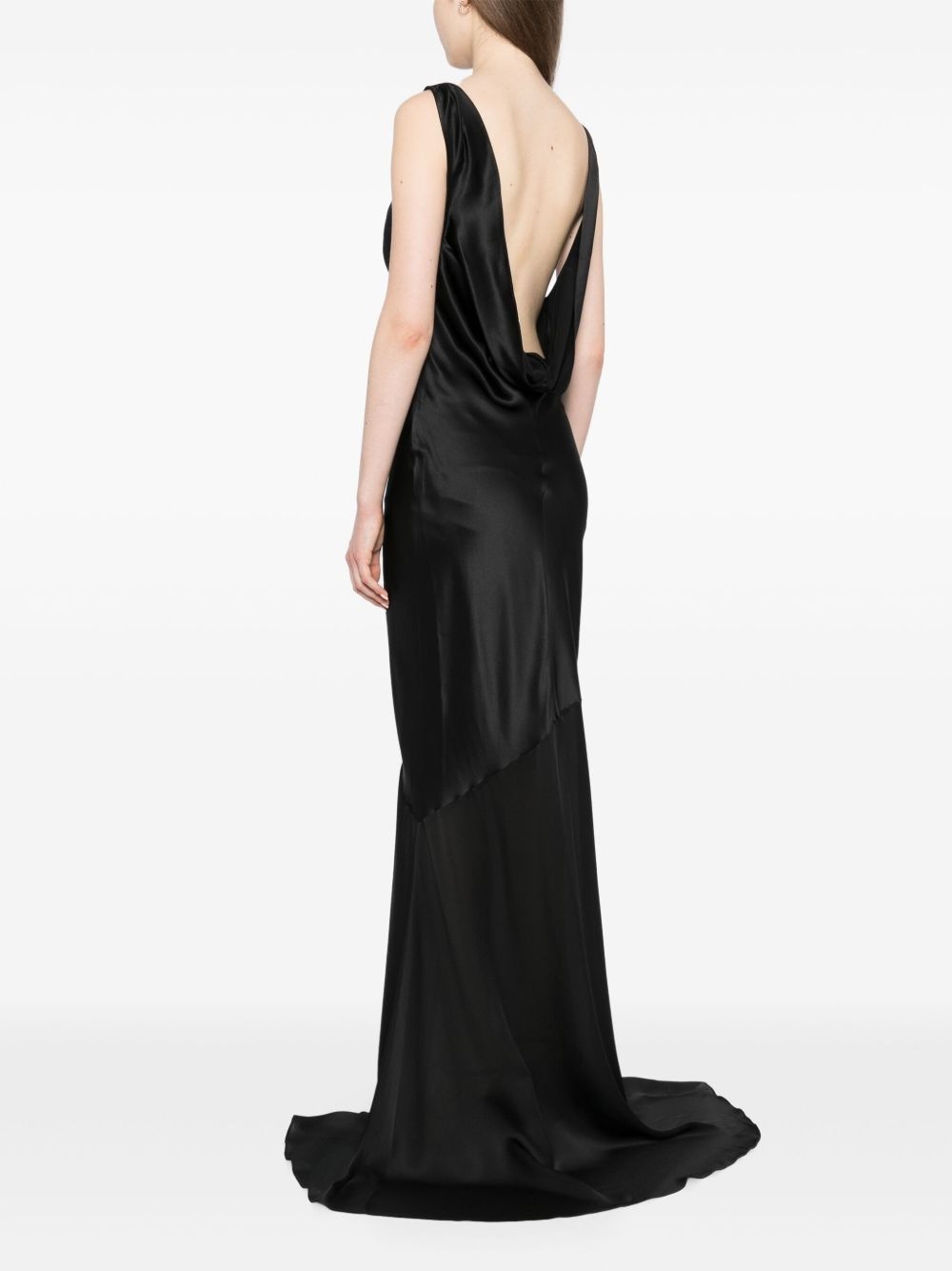 deep cowl dress - 4