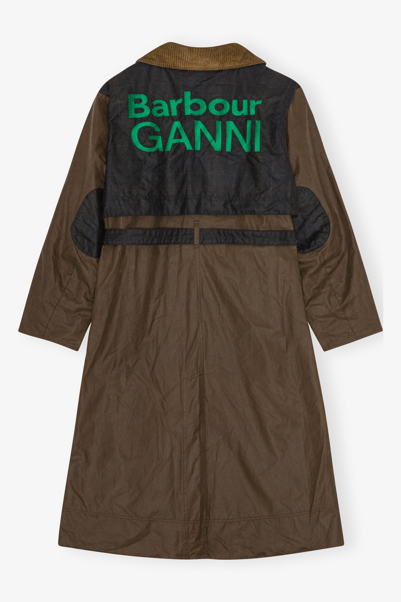 GANNI X BARBOUR WAXED TRENCH COAT - 6
