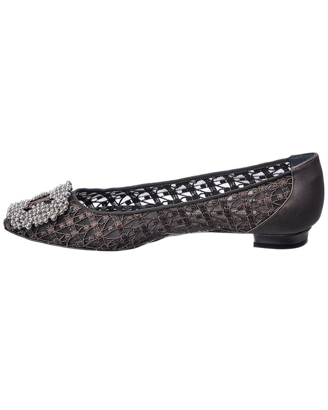Manolo Blahnik Hangisi Lace Flat - 2