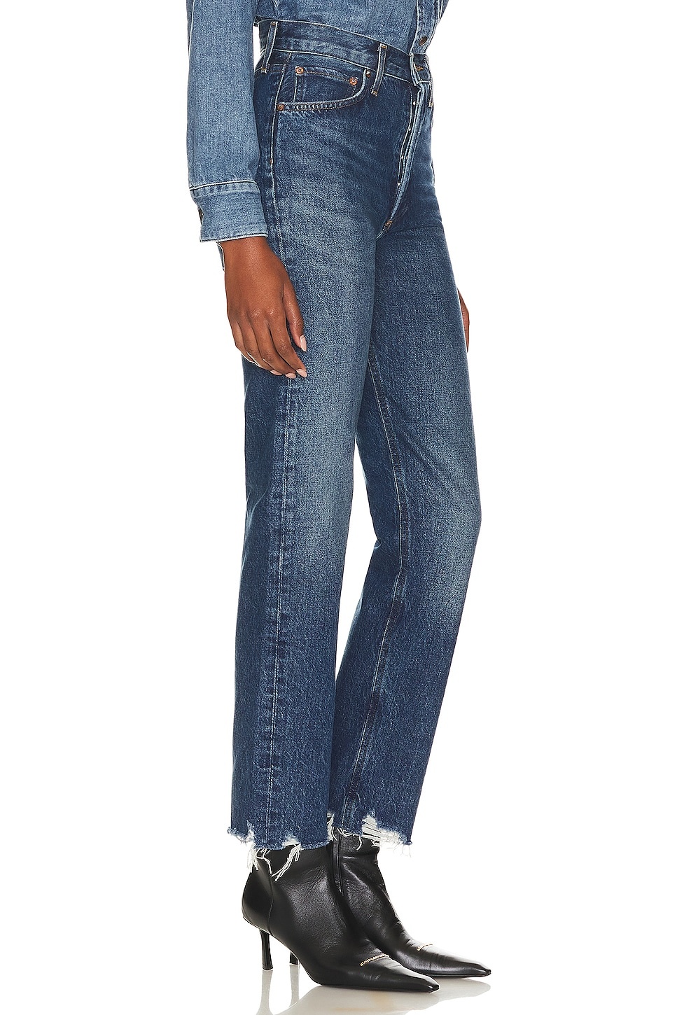 90s Pinch Waist High Rise Straight - 2