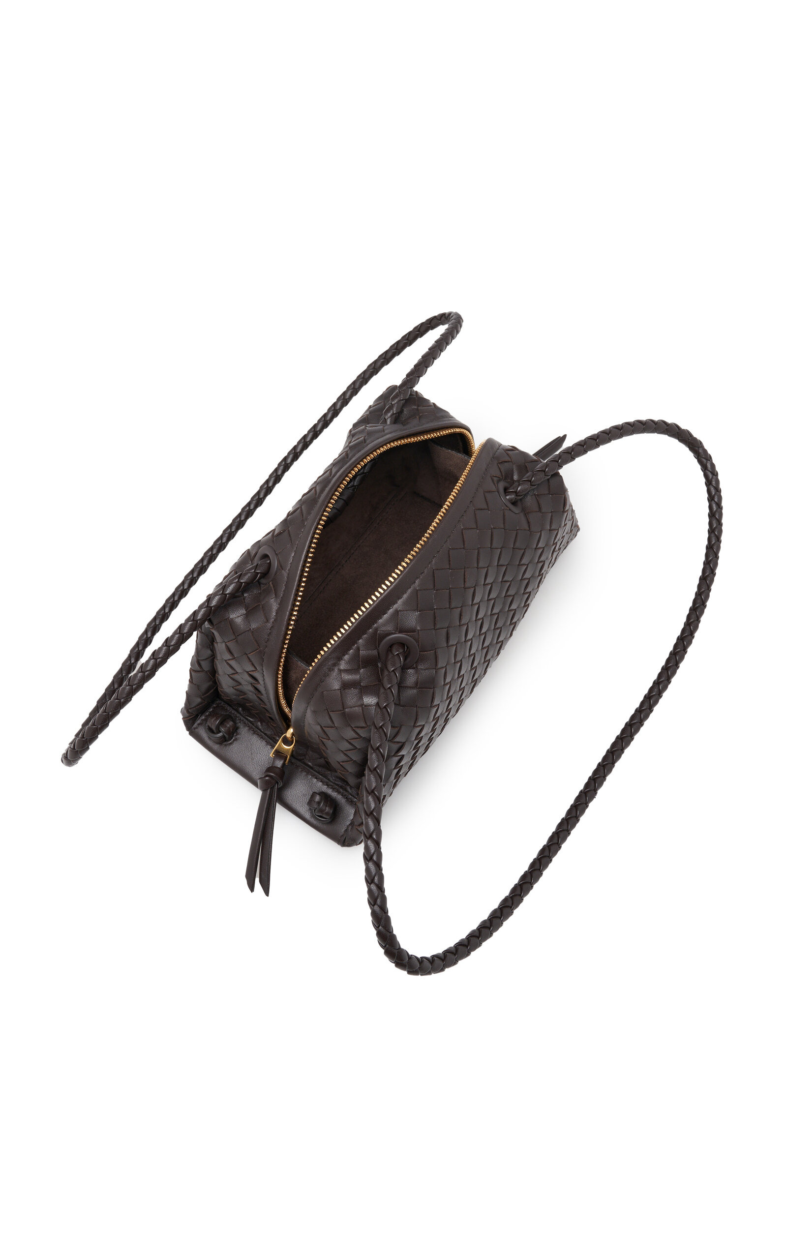 Tokyo Intrecciato Leather Shoulder Bag brown - 5