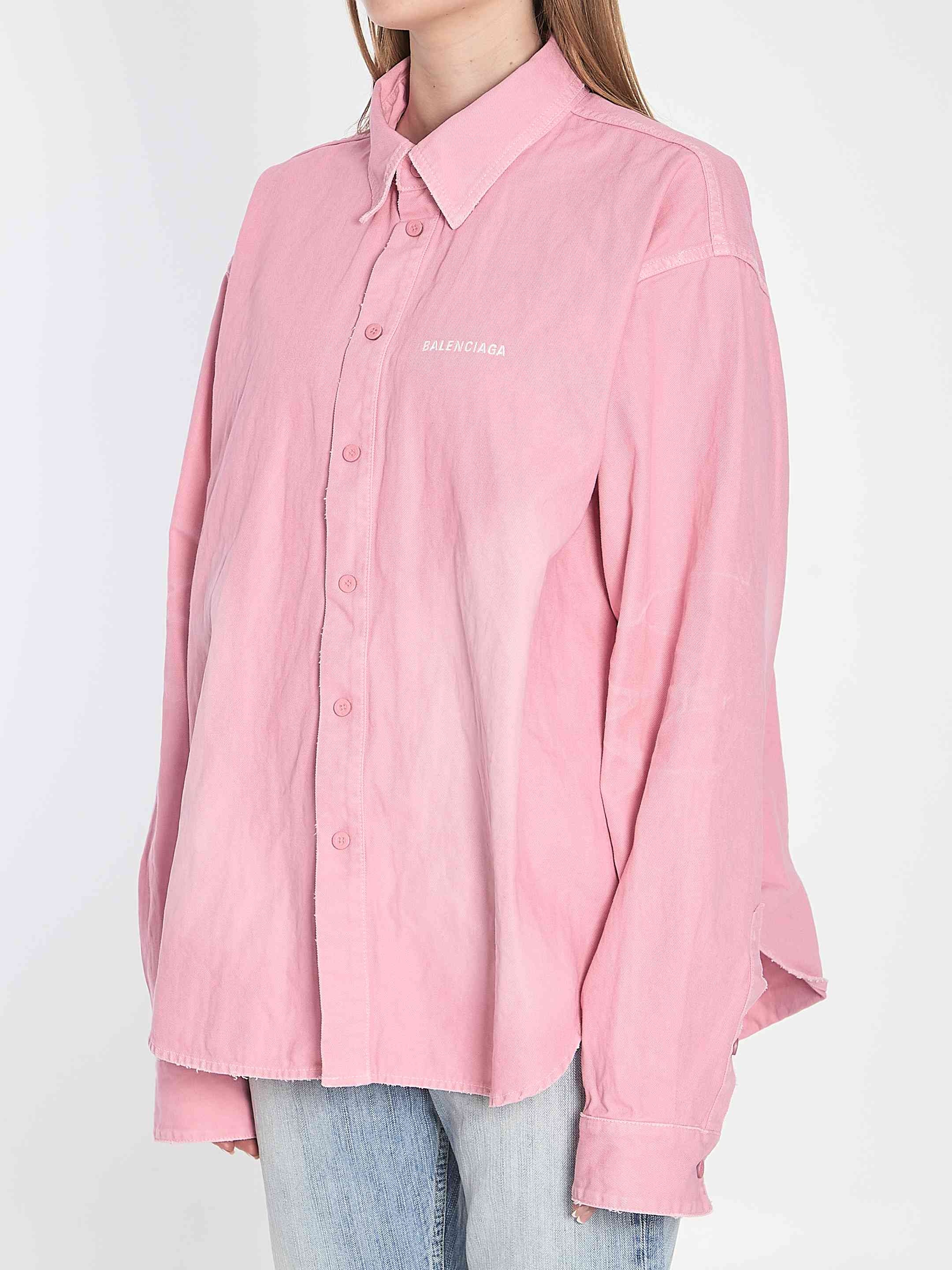 Balenciaga Women Denim Overshirt - 2