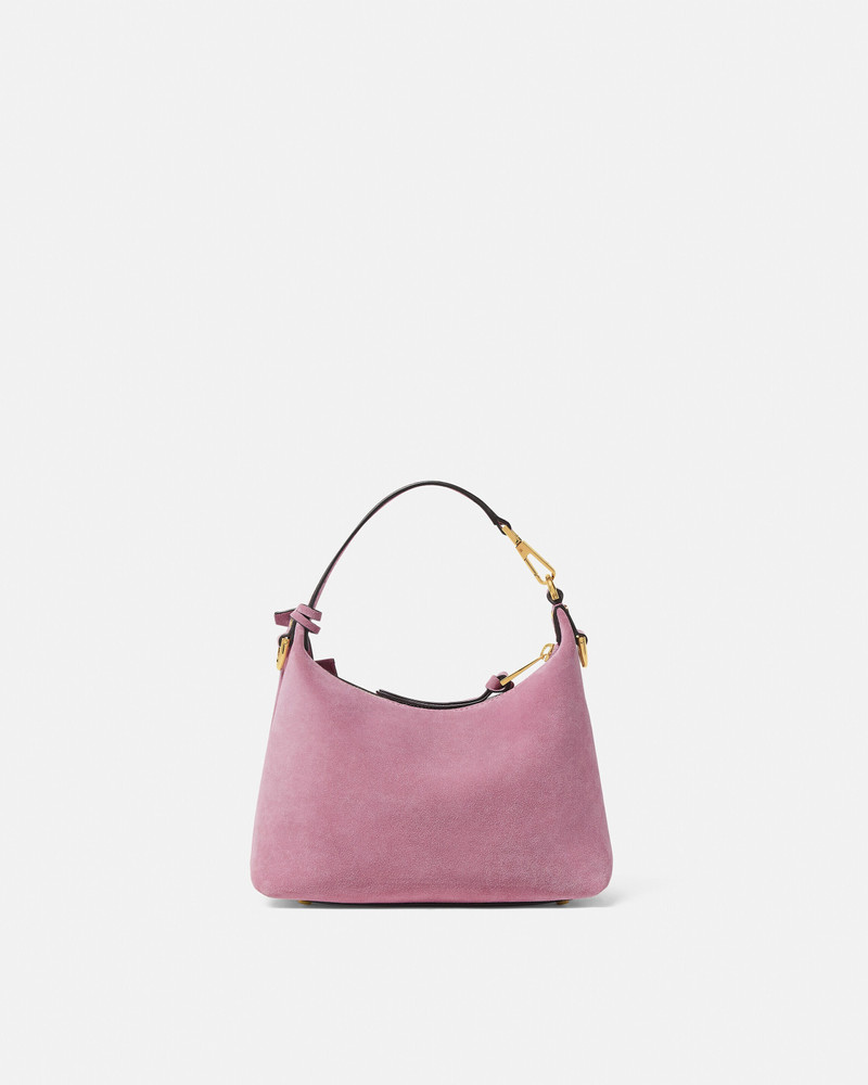 Versace Tag Suede Hobo Bag 6