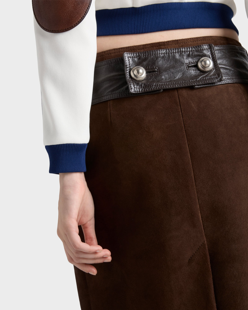 Suede skirt 4