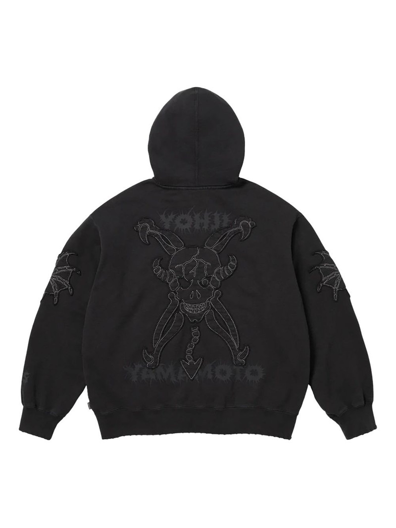 Supreme x Yohji Yamamoto zip-up hoodie outlook