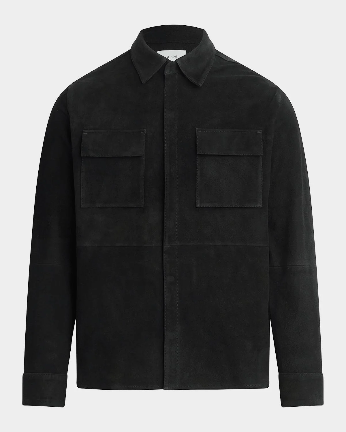 Men's Suede Shirt Jacket - 1