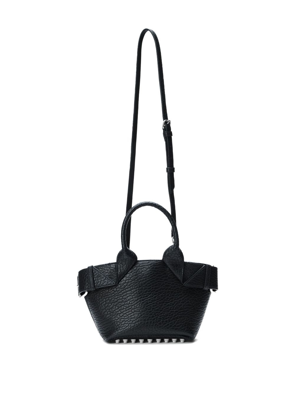 buckle-detail studded tote bag - 2