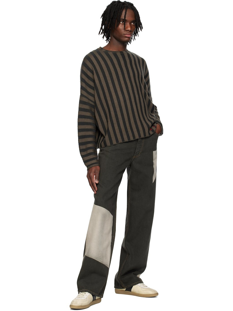 ECKHAUS LATTA Gray Wide Leg Jeans outlook